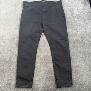 Mavi Jeans James Skinny Men's Size 36x30 Black Stretch Denim Cotton